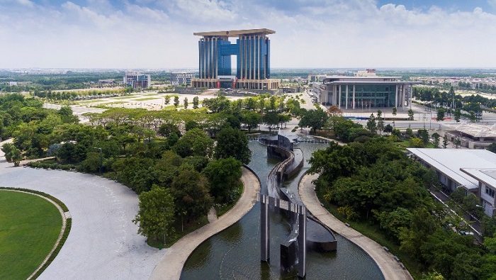 Lạc vào khu công viên được thiết kế theo kiểu Singapore