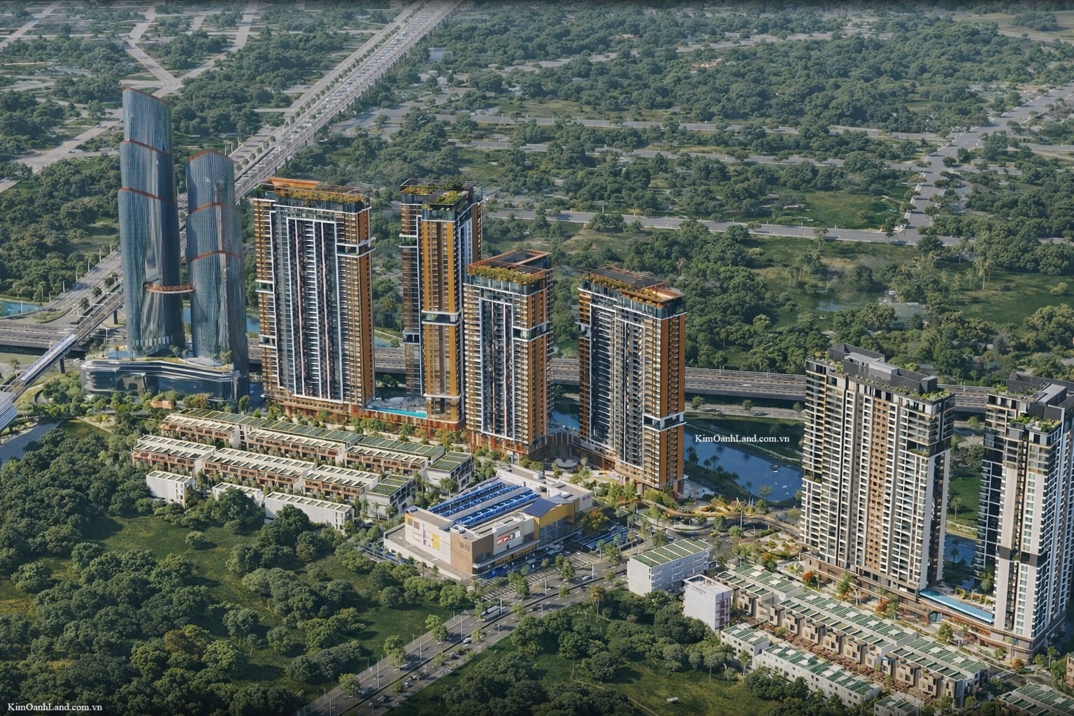 các tòa nhà căn hộ chung cư One Era tower Apartment Bình Dương của KIM OANH (KINERA)