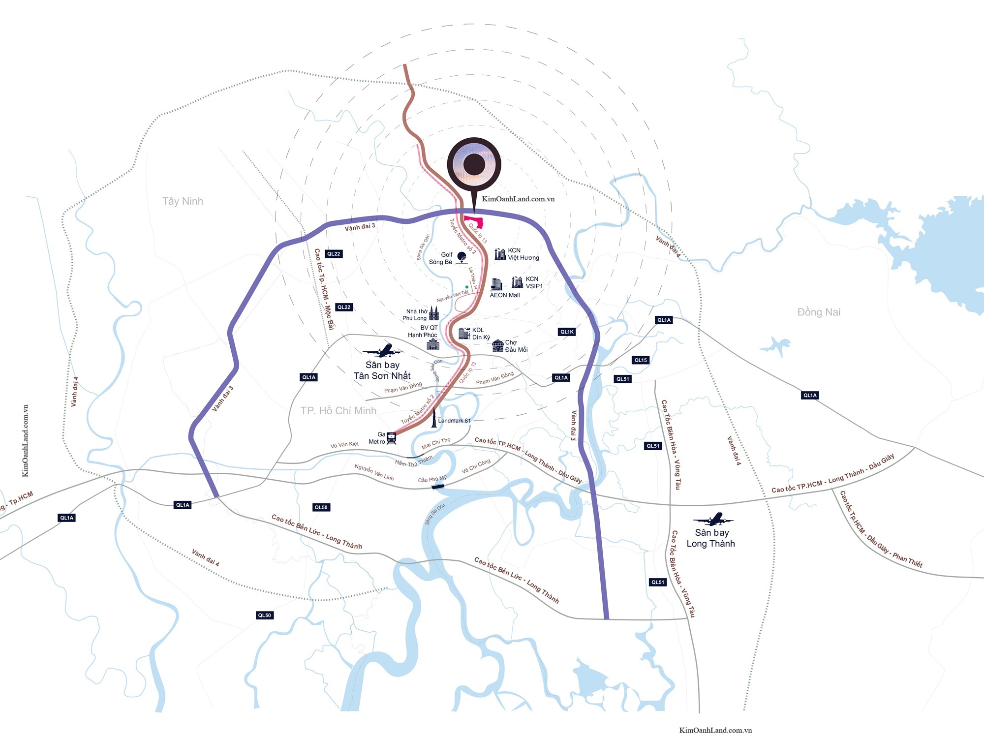 Vị trí dự án căn hộ chung cu· One Era KINERA ở đâu